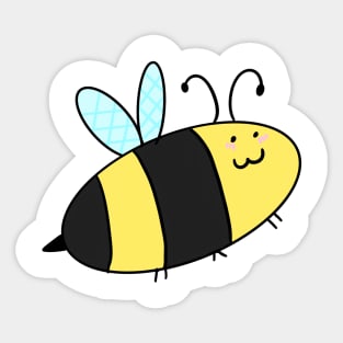 bee no background Sticker